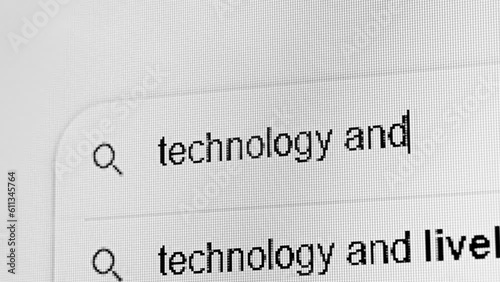 New York, USA - 31.05.2023: Search by in the Google search bar. Editorial.