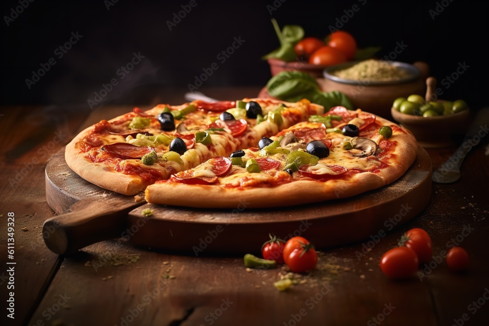 pizza with olives veggie vegetarian
