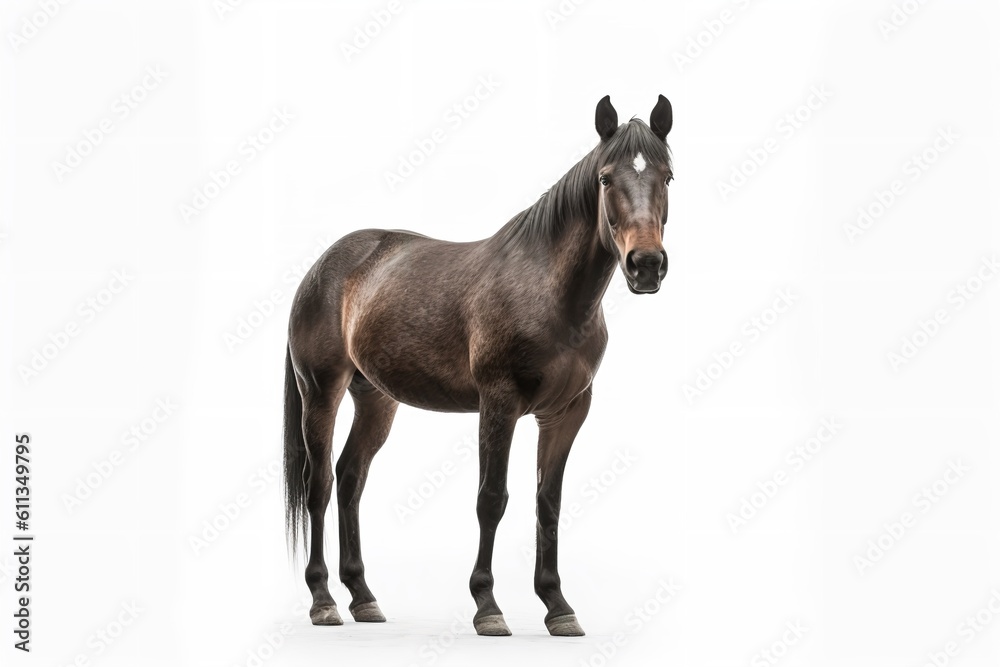 horse isolated on white background horse isolated on white background