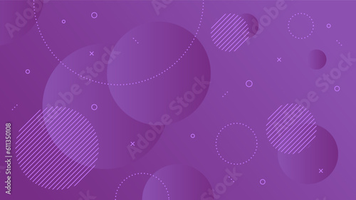 Modern Abstract Background with Motion Round Retro Memphis and Gradient Color