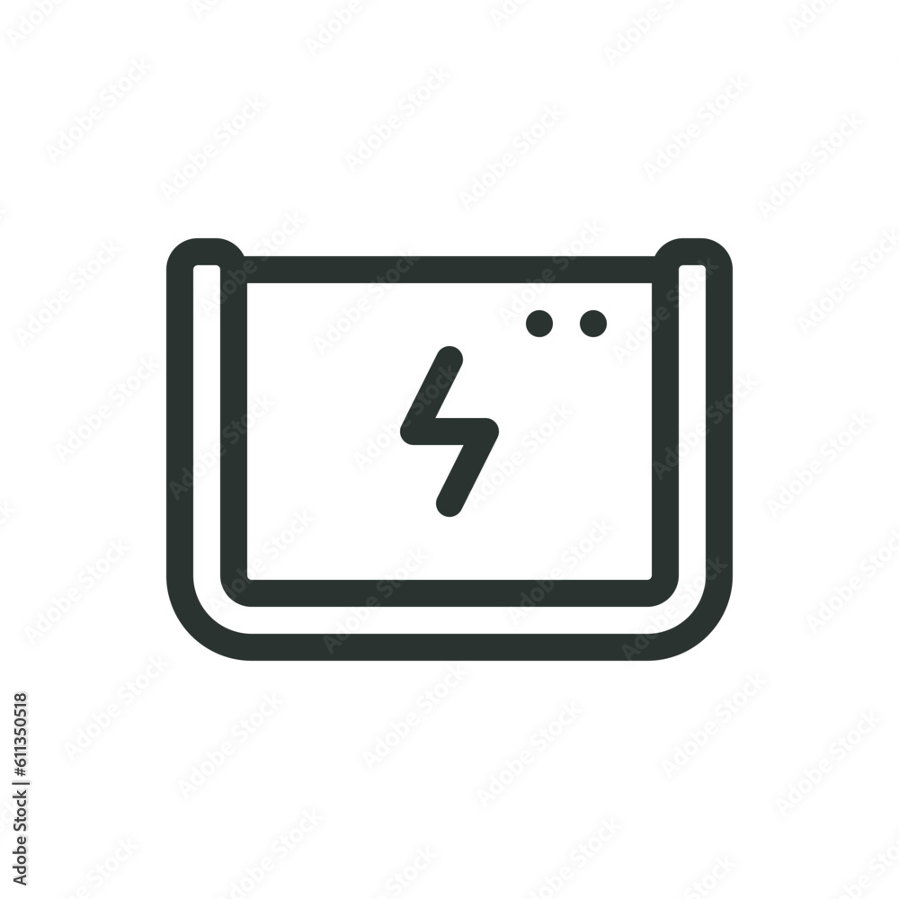 Diesel generator isolated icon, portable diesel generators vector icon with editable stroke Diesel generator isolated icon, portable diesel generators vector icon with editable stroke