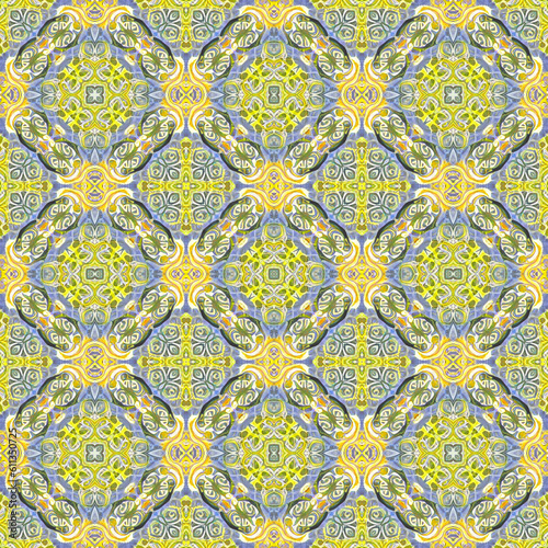  Abstract Aztec Fleur De Leis Boho Double Celtic Cross Seamless Pattern Wallpaper Background 