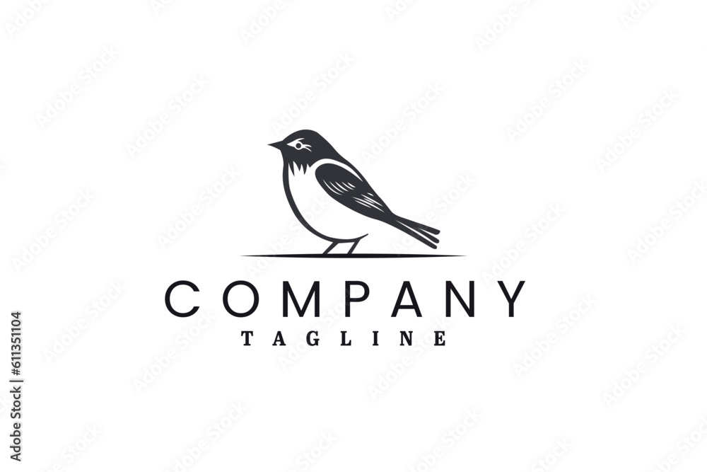 sparrow bird logo design sparrow bird logo design