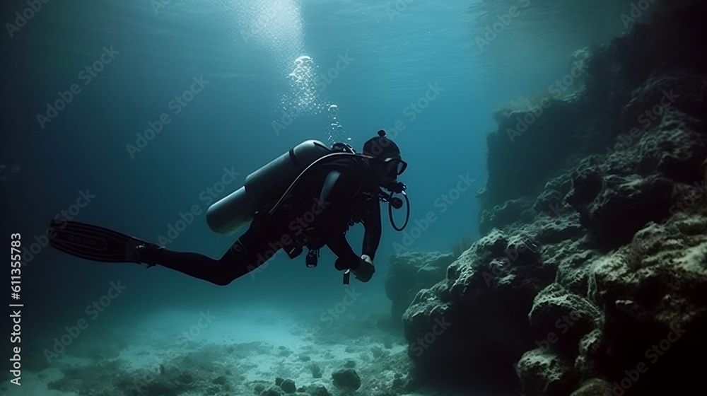 Diving. Generative ai. Diving. Generative ai.