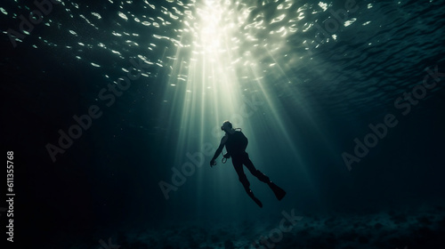 Diving. Generative ai. © Aiakos