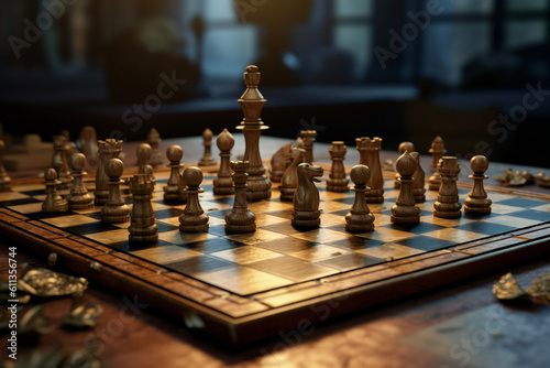 Wallpaper Mural Art and Strategy of Chess: Unveiling the Power of Chessboards and Pieces in the Game of Kings! Immerse Yourself in the World of Chess, the Ultimate Board Game of Strategy Competition, Generative Ai Torontodigital.ca