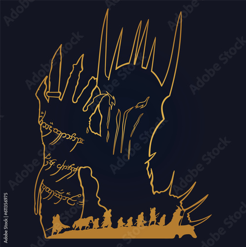 Rings Lord  -  Middle earth , One Ring , Master Ring 