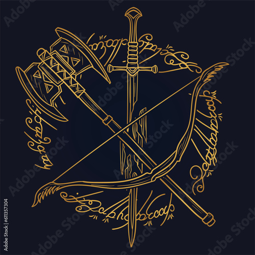 Rings Lord  -  Middle earth , One Ring , Master Ring 