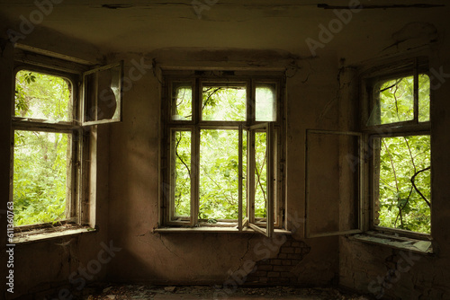 Fenster - Lostplace  - Beatiful Decay - Verlassener Ort - Urbex / Urbexing - Lost Place - Artwork - Creepy - High quality photo photo