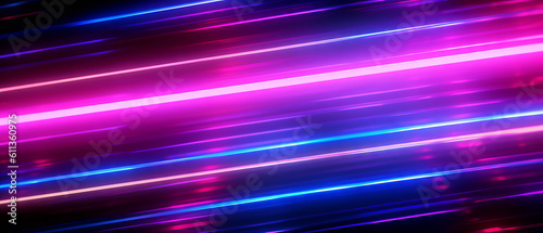 abstract minimal neon background, pink blue neon lines