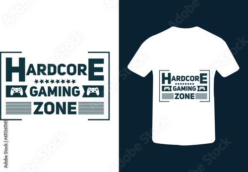 Gaming t shirt design, typography gaming t shirt