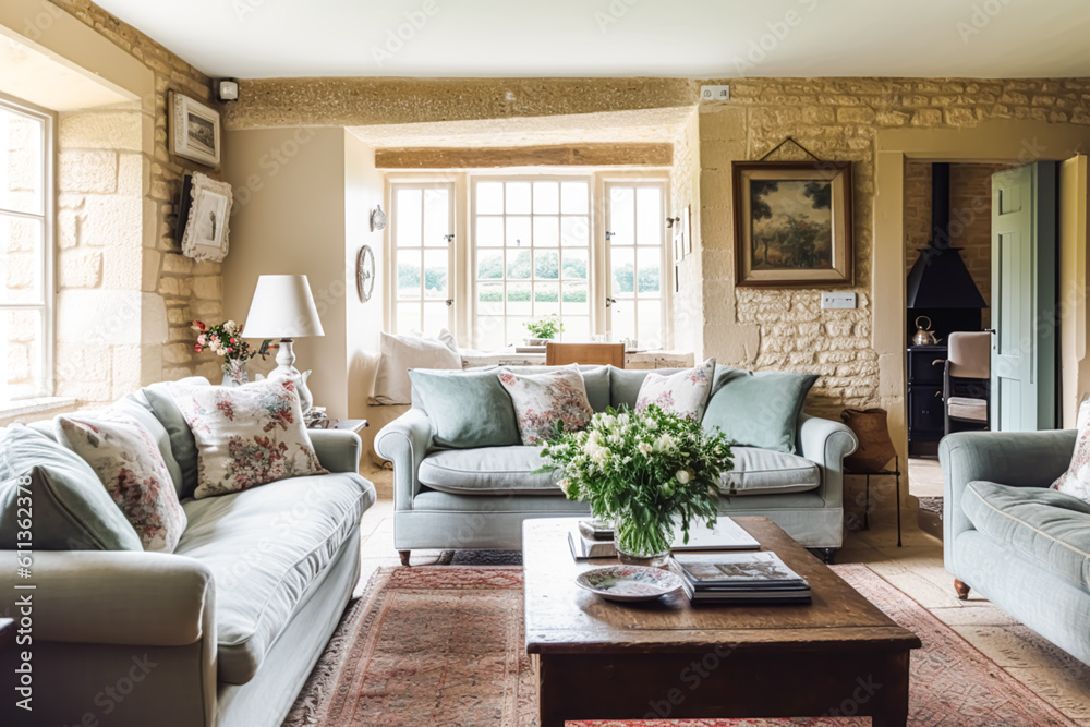 An English country Home Full of Botanical Touches | OKA US