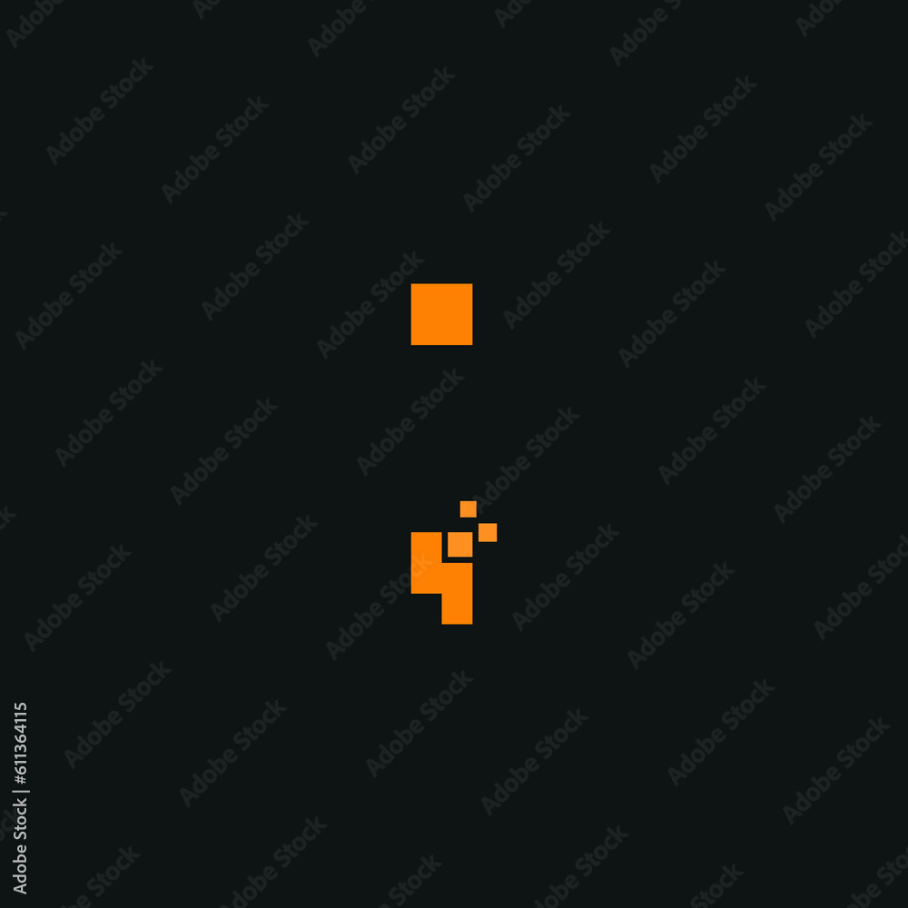 Fototapeta premium SEMICOLON LOGO DESIGN VECTOR