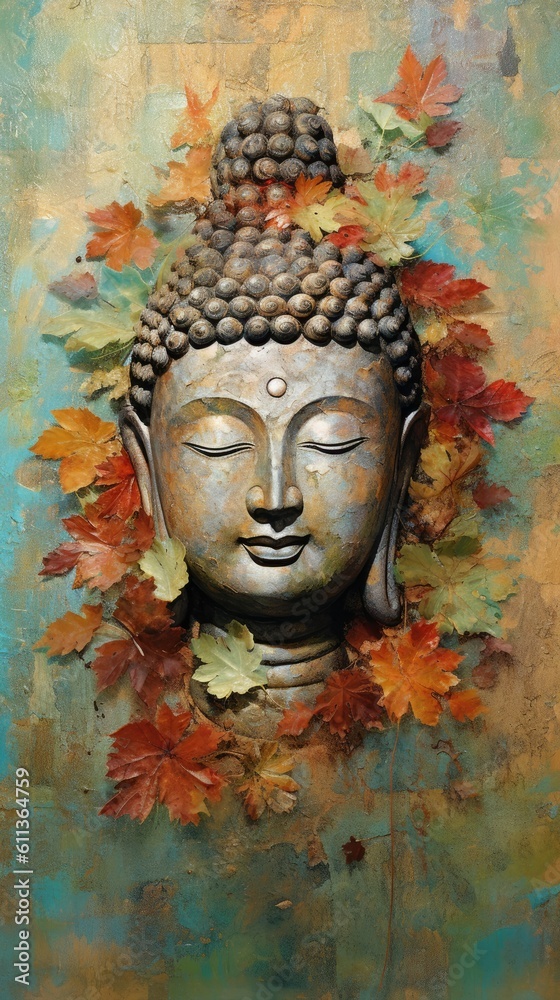Calm and Enlightened Buddha Statue