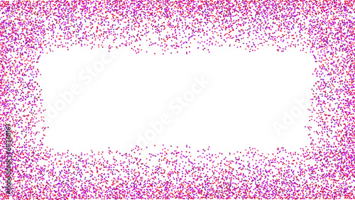vector glitter pink shiny particles frame