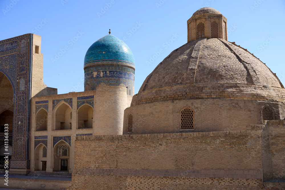 Detail of the Poi Kalyan Complex in Bukhara, Uzbekistan