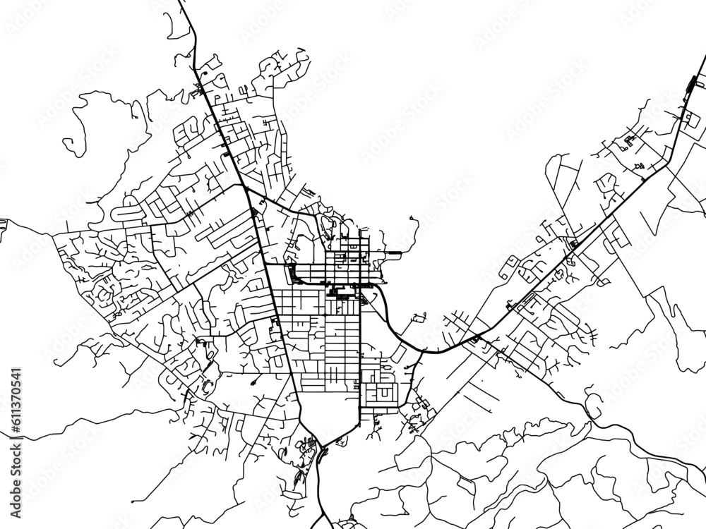 Vector Road Map Of The City Of Rotorua In New Zealand On A White vector-road-map-of-the-city-of-rotorua-in-new-zealand-on-a-white