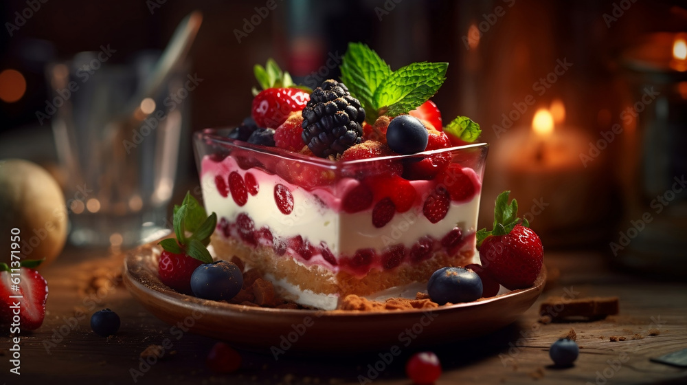 cheesecake with berries cheesecake with berries