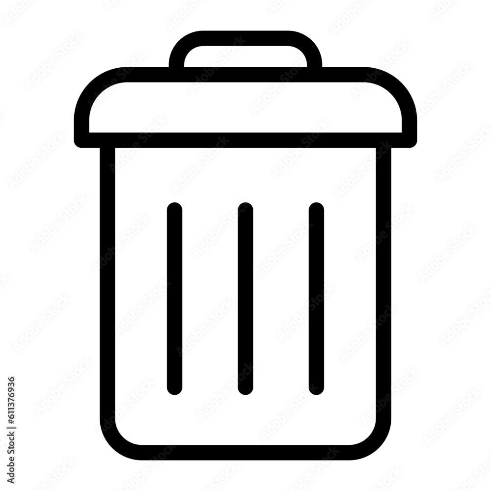 trash line icon trash line icon