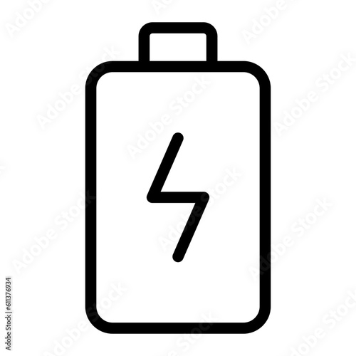 battery line icon