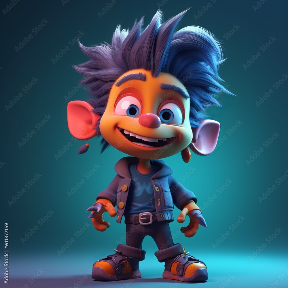 Funny Zombie Cartoon Character Funny Zombie Cartoon Character