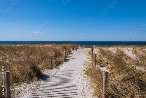 Fototapeta Naklejka Na Ścianę i Meble -  Way Through The Dunes To The Beach