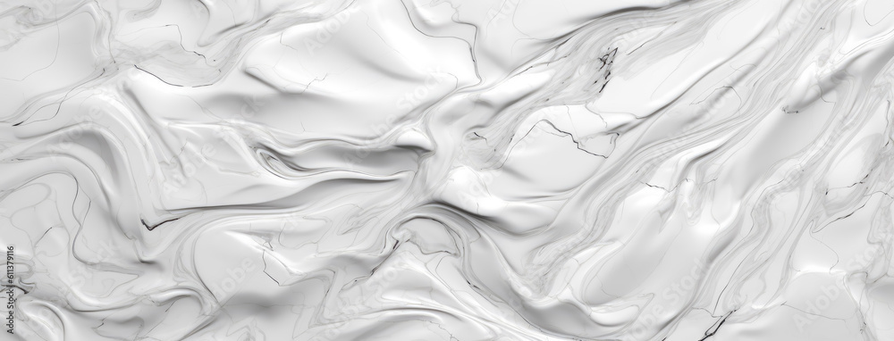 Obraz premium White marble textures pattern with shadows. Dance floor white marble floor texture. Generative Ai.