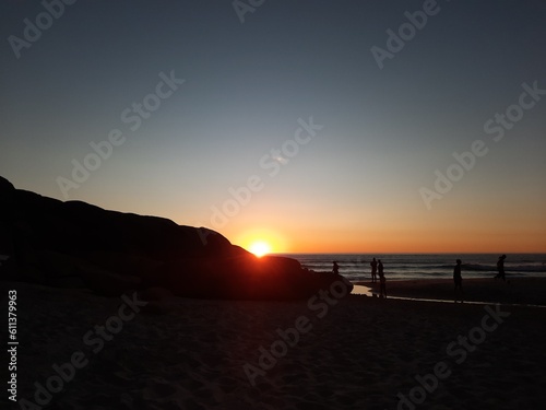 sunset on the beach © Matthew
