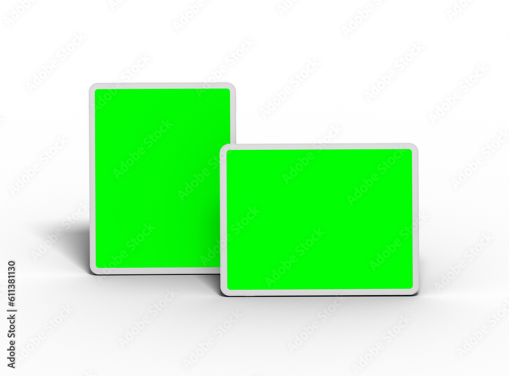 Customizable mockup of white unbranded tablet with changeable screen design for UI/UX Product Showcase on transparent background. 3D Render Customizable mockup of white unbranded tablet with changeable screen design for UI/UX Product Showcase on transparent background. 3D Render