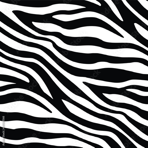 zebra pattern with black and white stripes in high quality  can be used as a background or a print for clothes bags or any other material. Can be made into a sticker or used as a rug design.