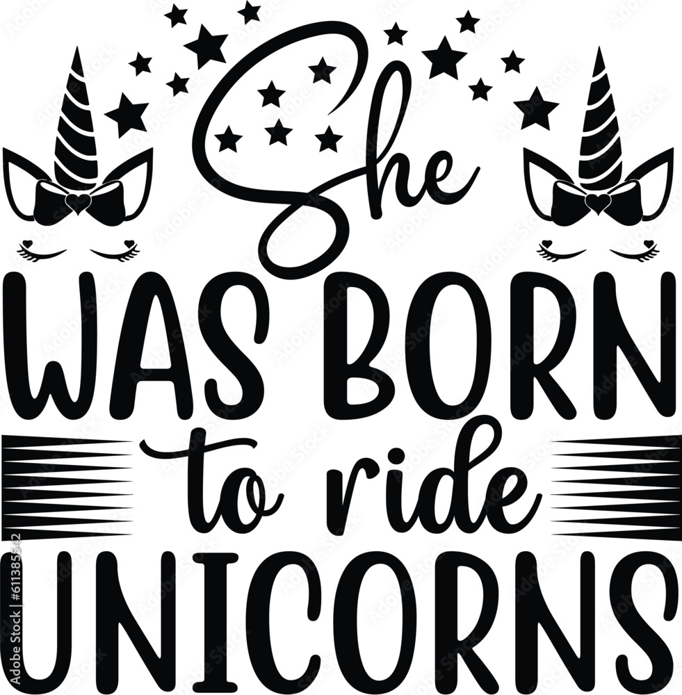 Obraz premium Unicorn T-shirt graphic Unicorn lover