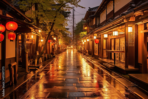 Nightfall Serenity: Discovering the Charms of a Small Japanese Town © Deniz