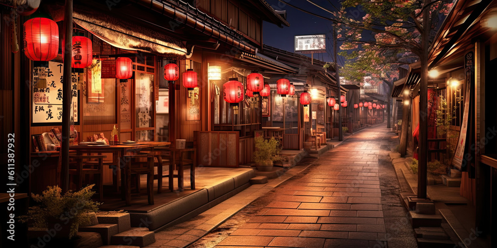 Nightfall Serenity: Discovering the Charms of a Small Japanese Town