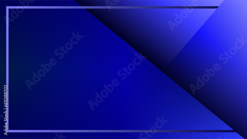 Sideways blue gradient squares over gradient frame abstract background