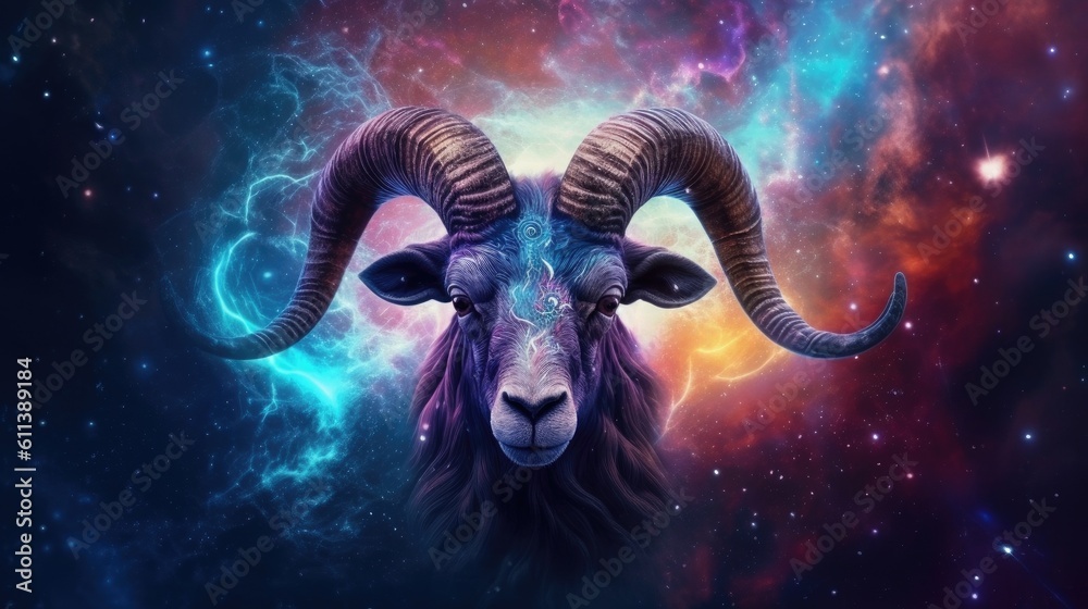 Astrology calendar. Capricorn magical zodiac sign astrology. Esoteric horoscope and fortune telling concept. Capricorn Zodiac in universe. Generative AI Astrology calendar. Capricorn magical zodiac sign astrology. Esoteric horoscope and fortune telling concept. Capricorn Zodiac in universe. Generative AI