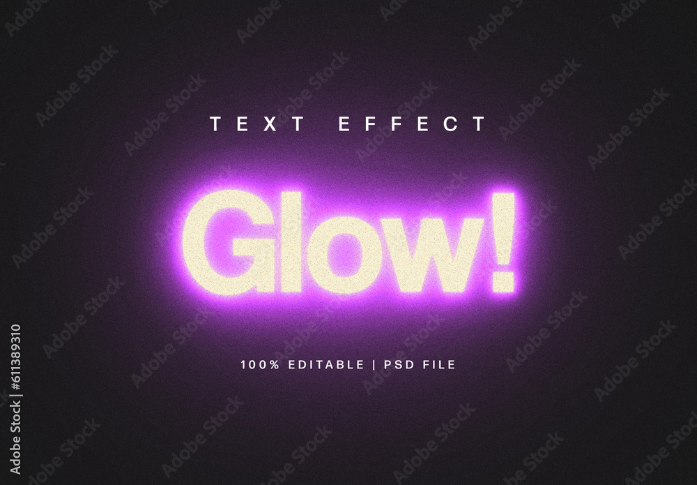 glow text after effect