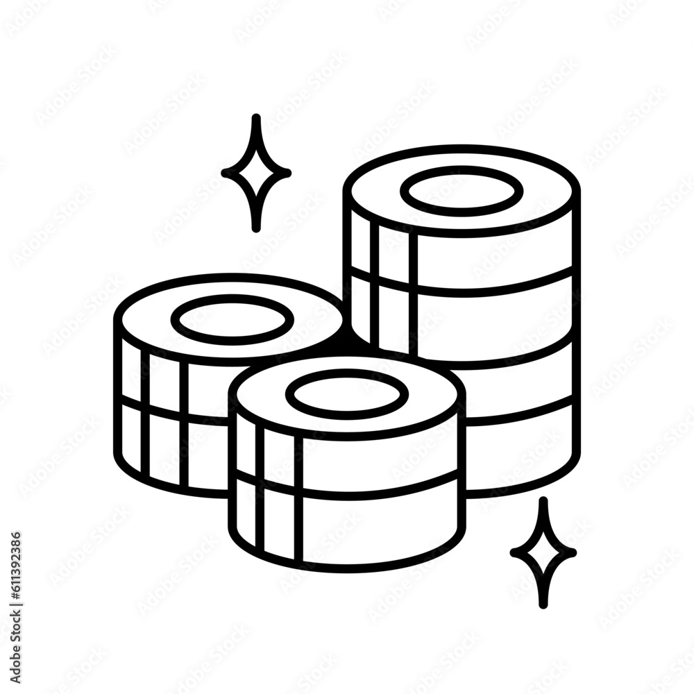 Coins stack icon Coins stack icon