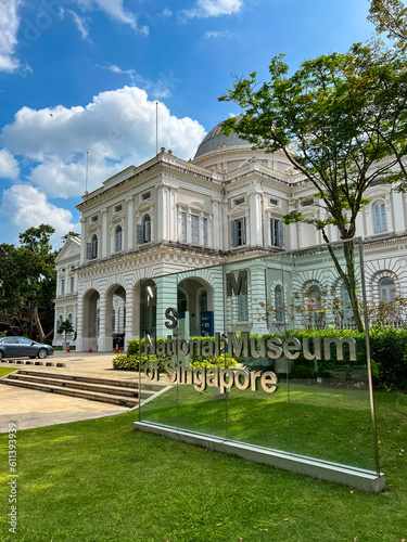 The National museum of Singapore sign photo
