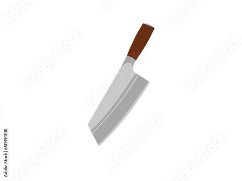 professional serbian clever meet cutting carving knife  | kitchen knife, make with vector