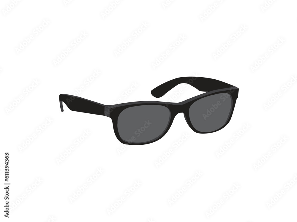 Black and white sunglasses Vector Image make with vector. Black and white sunglasses Vector Image make with vector.