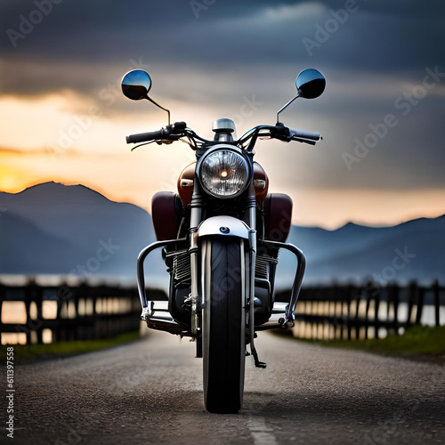 motorcycle on the road