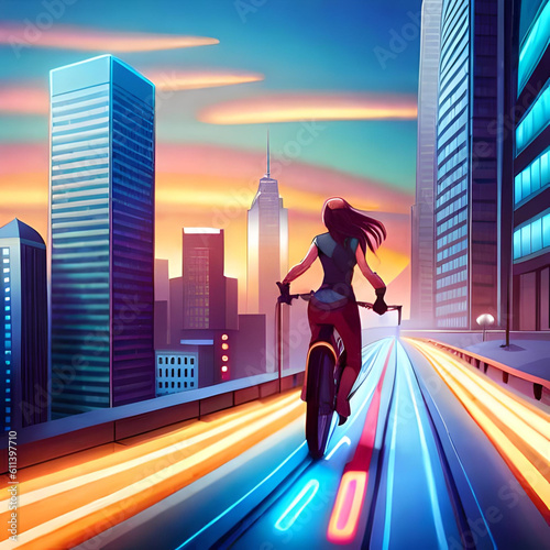 person in the city