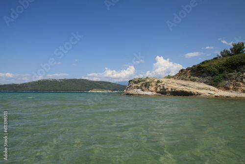 Fototapeta Naklejka Na Ścianę i Meble -  The prettiest beach in Croatia Ciganka nudist beach