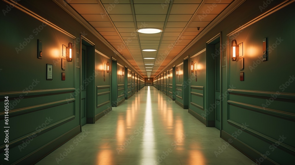 Empty Hospital Corridors Empty Hospital Corridors