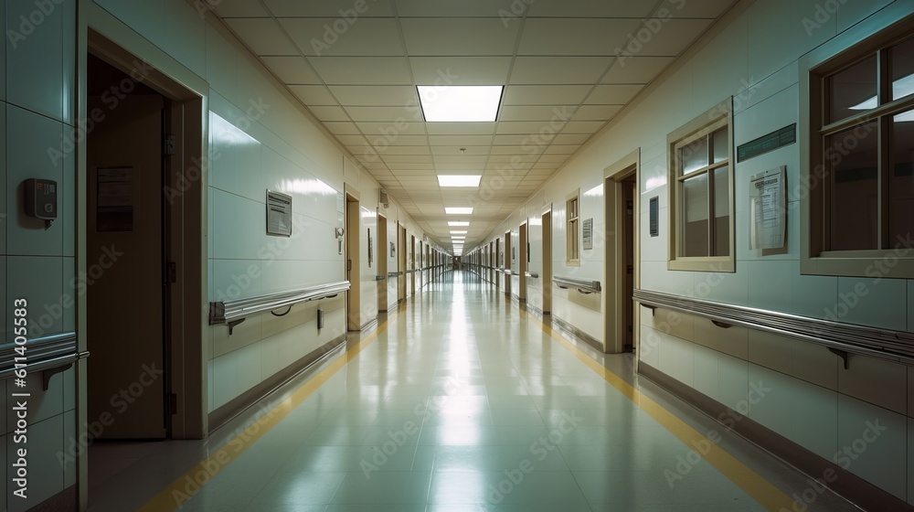 Empty Hospital Corridors Empty Hospital Corridors