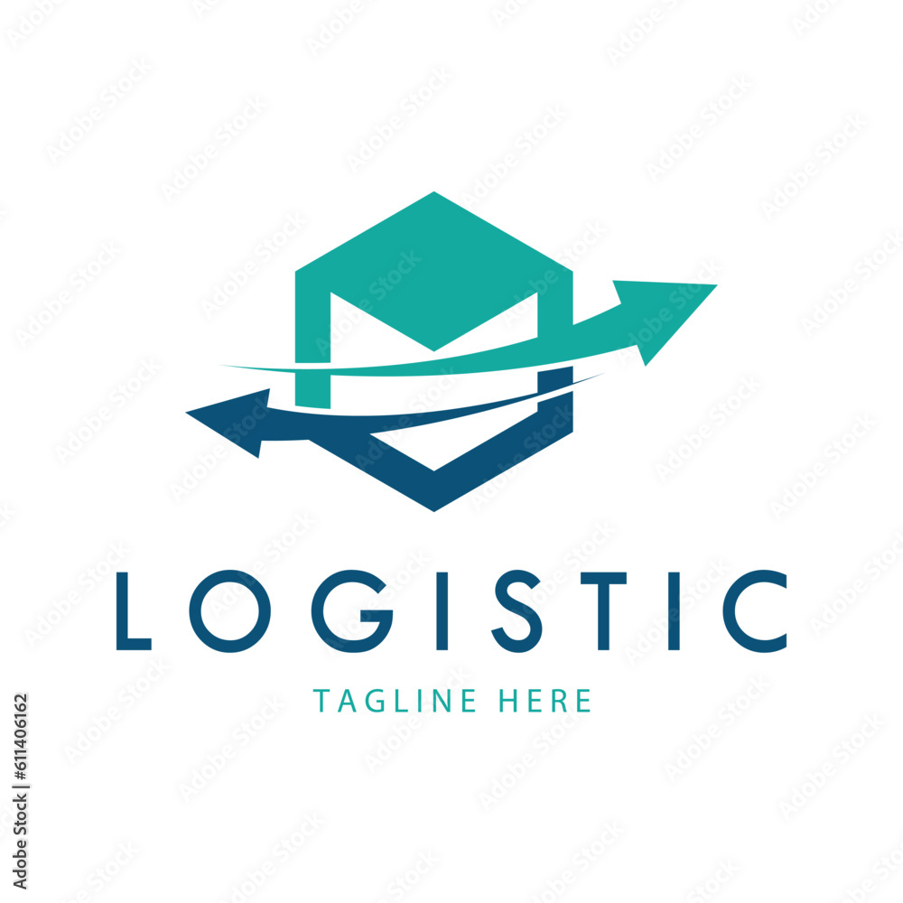 logistics logo icon illustration vector design distribution symbol delivery of goods economy finance logistics logo icon illustration vector design distribution symbol delivery of goods economy finance