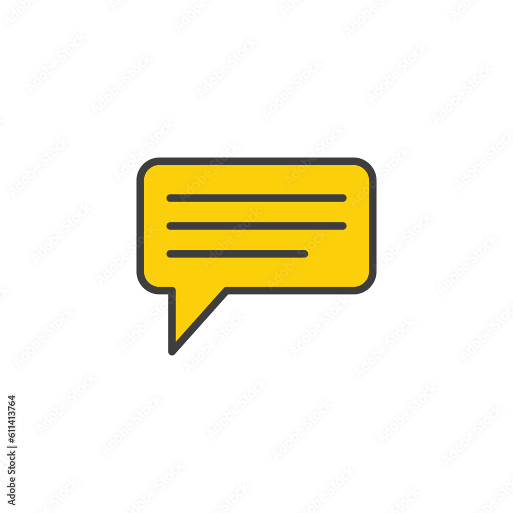 Comment icon design with white background stock illustration Comment icon design with white background stock illustration