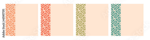 伝統模様、綾型模様のパターン