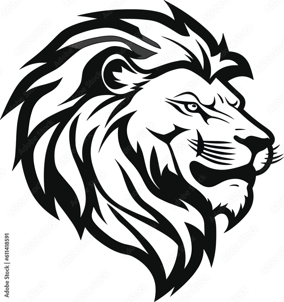 Obraz premium A Visual Odyssey into the Captivating Beauty of Lions in the Wild