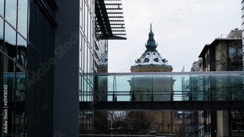 Obraz na płótnie Wasserturm im Winter